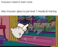 Inosukezl Need To Train More Also Inosuke Glass Is Just Level 1 Headbutt Training Ifunny Dragon Slayer Slayer Anime Anime Demon