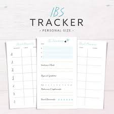 Ibs Tracker Food Diary Food Allergy Diet Tracker Meal Planner Daily Health Planner Symptom Tracker Personal Printable Inserts