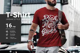 Download T Shirt Mock Up Urban Style Vol 2 Creative Photoshop Templates Creative Market