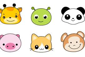 Nalinn I Will Draw 5 Super Cute Cartoon Animal Faces For 5 On Fiverr Com Cute Cartoon Animals Cartoon Drawings Of Animals Cartoon Animals