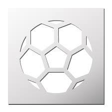 Pochoir Ballon De Foot Dessin Ballon Pochoir Ballon De Foot