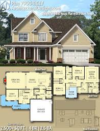 Plan 790041glv Delightful 4 Bed House Plan With 2 Story Foyer Sims House Plans House Blueprints House Plans