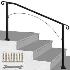 To provide safety and security among property owners, and enhance a property's overall look. Iron X Handrail Arch 3 Railing Rail Fits 3 Steps Vevor Uk Reviews On Judge Me