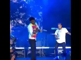 Image result for what is happening between chris brown and wizkid