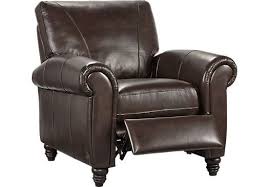 Cindy Crawford Home Lusso Coffee Bean Leather Recliner Leather Recliner Recliner Cindy Crawford Home