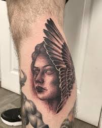 Athena added into an ongoing Greek leg project, thank you for always  getting the coolest tattoos! #tattoos #tattooist #art #artist #tattoo  #drawing #ink #athena #greek #blackandgreytattoo #blackandgrey