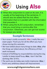 Using Also Using Not Only But Also Definition And Example Sentences Table Of Contents U In 2020 Learn English Words English Vocabulary Words Learn English Vocabulary
