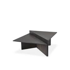 Drawers on metal wheel glides, black metal frame. Eicholtz 113800 Coffee Table Fulham Set Of 2 Mocha Straight Oak Veneer Ideas4lighting