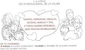 Hay imágenes de madres, padres, hijos y más. Fichas Dia Internacional De La Mujer Material De Aprendizaje