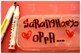 In korean you have to adress formally to.people older than you, here the ending 요. Saranghaeyo Oppa By Ipeh On Deviantart