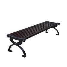 Take a look at the orchard metal garden bench which comes in a classic or antique ivory finish. Backless Wood Plastic Composite Garden Bench
