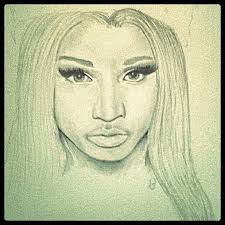 Pin By Hannibal On My Art Celebrity Drawings Nicki Minaj Cartoon Nicki Minaj Drawing