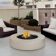 Round Concrete Fire Element Round Propane Fire Pit Fire Pit Table Gas Fire Pit Table