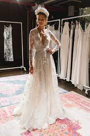 Naeem Khan Spring 2020 Collection Preview Little White Dress Bridal Shop Denver Colorado S Best Designer Wedding Dresses And Accessories White Bridal Dresses Naeem Khan Bridal Wedding Dress Long Sleeve