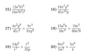 Simplifying Expressions With Indices Worksheet With Solutions Simplifying Expressions Simplify Math Simplifying Algebraic Expressions