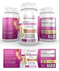 Forskolin Extract Supplement Label Template Medicine Packaging Packaging Design Trends Forskolin