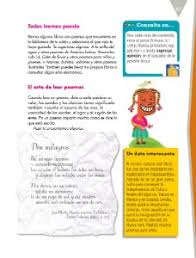 Libro clave 5 , español libro de lectura , segundo grado Leer Poemas Ayuda Para Tu Tarea De Espanol Sep Primaria Quinto Respuestas Y Explicaciones
