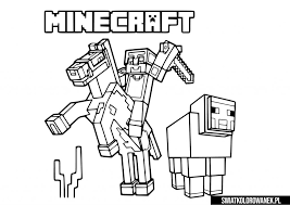 Minecraft to kultowa gra ostatnich lat. Kolorowanki Minecraft Do Druku Darmowa Kolorowanka Dla Dzieci