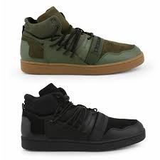Trussardi Men Sneakers High Top Lace Up Athletic Shoes