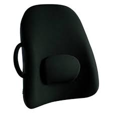 Obusforme Lowback Chair Back Support Supportive Navy Bag Lumbar