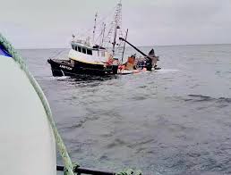 boat sinks near alaska