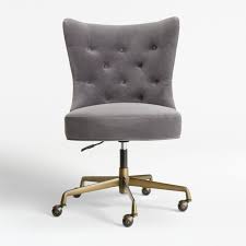 Isla Grey Velvet Office Chair Velvet Office Chair Home Office Chairs Office Chair
