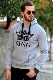 Gri King Queen Sweat Giyim Indirim Kampanya Bayan Erkek Bluz Gomlek Trenckot Hirka Etek Yelek Mont Kase Ka Athletic Jacket Sweatshirts Fashion