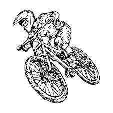 velo de montagne croquis d illustration vectorielle dessine avec des lignes noires isole sur fond blanc clip art libres droits vecteurs et image 77930993 coloriage monstre