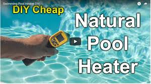 And find out if it works! Solar Swimming Pool Heater