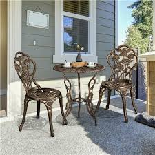 Enjoy free shipping on most stuff, even big stuff. Vintage Style Outdoor Bistro Set 3pcs Patio Table And Chairs Garden Furniture For Sale Online Ebay