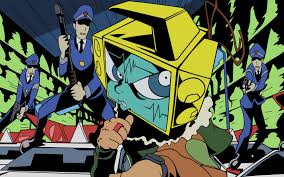 Retro Dead Leaves Anime Character Drawing Cyberpunk Anime Anime