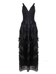 Black And White Party Dresses For Womens Party Dresses Women V Neck Sleeveless Layered Maxi Dress Power Day Sale Party Dresses For Women Maxi Dress Collection Womens Dresses