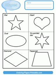 Shapes worksheets and online activities. 33 Free Shapes Worksheets For Preschool Kindergarten