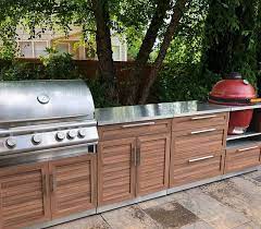 Move the party outside and create a space that's perfect for cooking and whether you are updating an existing property or creating something completely new, barkman outdoor kitchen kits. Outdoor Kitchen Stainless Steel Kamado Cabinet Newage Products