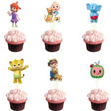 This party decoration balloons are suitable for children's birthday party, cocomelon theme decoration makes your it is impressive for everyone who attends, creating a perfect birthday party. 24pcs Pack Cocomelon Theme Cupcake Toppers Cake Flag Kids Happy Birthday Party Supplies Baby Shower Birthday Cake Decorations Hot Discount Dc7b5 Cicig