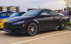 Download Wallpapers Audi Tt 2017 Sports Coupe Tuning German Cars Sports Car Black Matte Tt Audi Besthqwallpapers Com Audi Tt Sports Coupe Audi