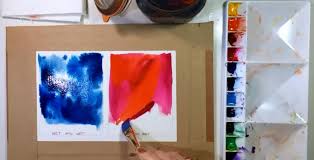 7 Teknik Mewarnai Dalam Desain Watercolour Ids International Design School