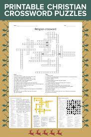 The puzzles cover a variety of topics related to christianity and the bible. 5 Best Printable Christian Crossword Puzzles Printablee Com