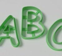 Every day new 3d models from all over the world. English Alphabets 3d Models To Print Yeggi