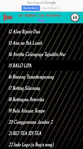 C* c lemmusan nyawamu anri em musolangi atikku. Video Lagu Bugis Lengkap Pour Android Telechargez L Apk