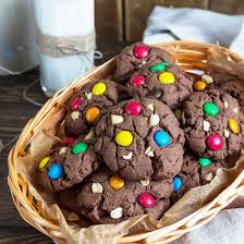 Cookies Chocolates Aux M M S Recette Gateau Au Chocolat Nesquik Cookies Recette Biscuit Chocolat