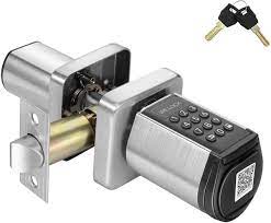 Electronic door locks allow you to monitor everyone who enters or exits your home with the help of your smartphone and customized codes. We Lock Keyless Entry Door Lock Keypad Door Knob Smart Digital Door Knob Auto Lock Door Locks With Keypads For Home Interior Door Office Hotel Bedroom Door No Deadbolt No Bluetooth