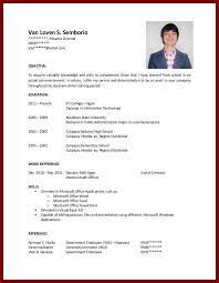 You may face the difficulty of the expected amount of information you are to share in a certain place. Resume Format No Experience Resume Templates Job Resume Examples First Job Resume Job Resume