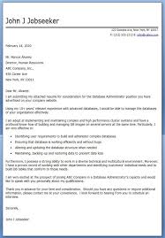 Database Administrator Cover Letter Sample Resume Downloads Job Application Cover Letter Application Cover Letter Cover Letter Sample