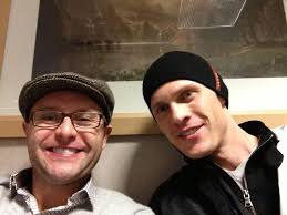 Nolan Tupaea visiting Brian Jolley in Hospital in Auckland. Brian is  getting over a burst Appendix.