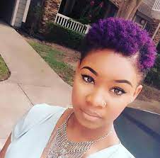 We did some digging and found 45 of the best short hairstyles for black women that were shared on instagram this month, maybe some of them you can get a little inspiration from and try them out for yourself. Deep Purple Short Purple Hair Black Girl Novocom Top