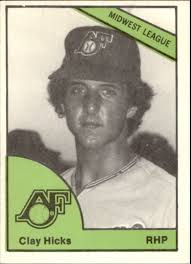 1978 Appleton Foxes TCMA #13 Clay Hicks