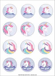 Our printable daily planner templates will help you to stay organized! Free Printable Golden Unicorn Birthday Party Kits Templates Free Printable Birthday Invitation Templates Bagvania