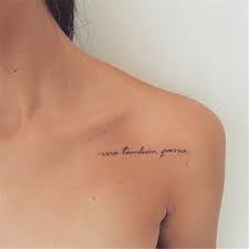 50 Meaningful And Inspirational Quotes Tattoo Ideas For You Page 9 Of 50 Cute Hostess Shoulder Tattoos For Women Simple Quote Tattoos Plus Size Tattoos