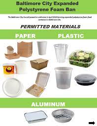 Polystyrene also is made into a foam material, called expanded polystyrene (eps) or extruded polystyrene foodservice packaging typically insulates better, keeps food fresher longer and costs less than polystyrene is used to make a variety of consumer products, such as foodservice containers. Baltimore City Foam Ban